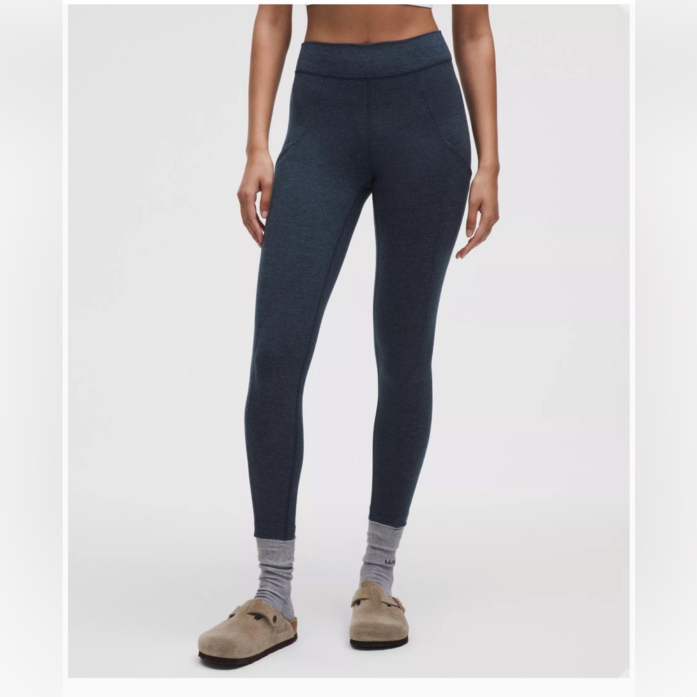 Lululemon soft suedey high rise leggings 25”